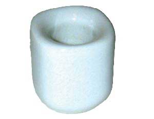 (image for) White Ceramic chime holder - Click Image to Close