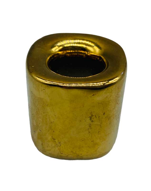 (image for) Gold ceramic holder - Click Image to Close