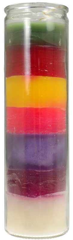 (image for) 7 Color 7-day jar candle - Click Image to Close