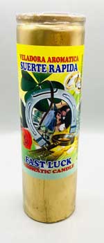 (image for) Fast Luck Gold (Suerte Rapida) aromatic jar candle