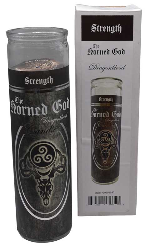 (image for) 90 hr Horned God (Dragonblood) jar candle