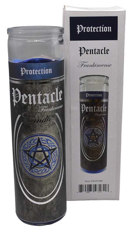 (image for) 90 hr Pentacle (Frankincense) jar candle