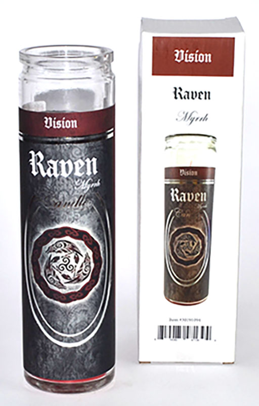 (image for) 90 hr Raven (Myrrh) jar candle