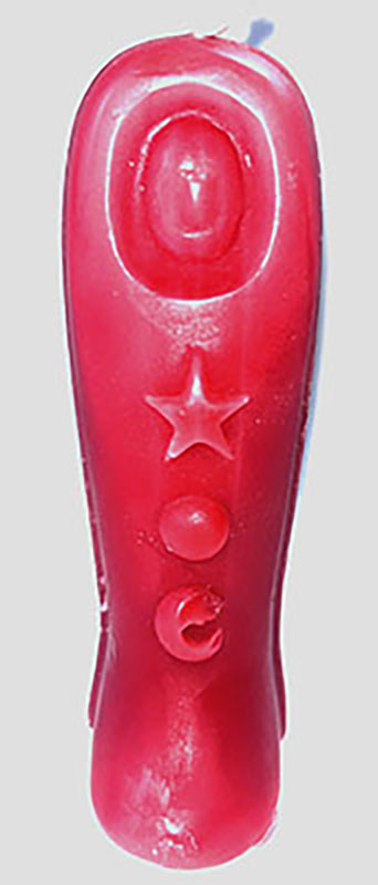 (image for) 6" Red Mummy candle
