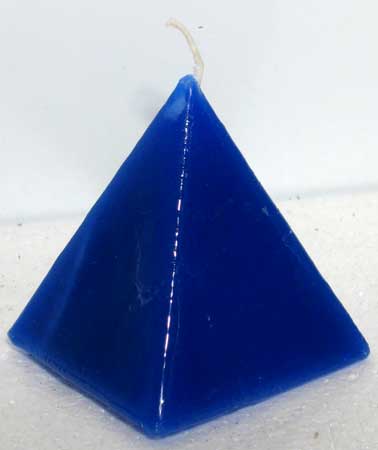 (image for) Blue pyramid Jasmine candle - Click Image to Close