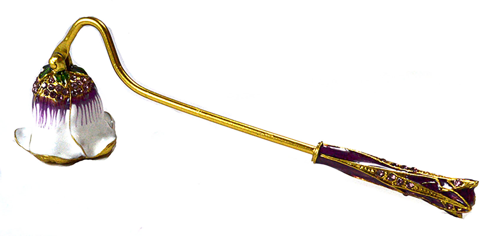 (image for) 7 1/2" Fancy Flower candle snuffer