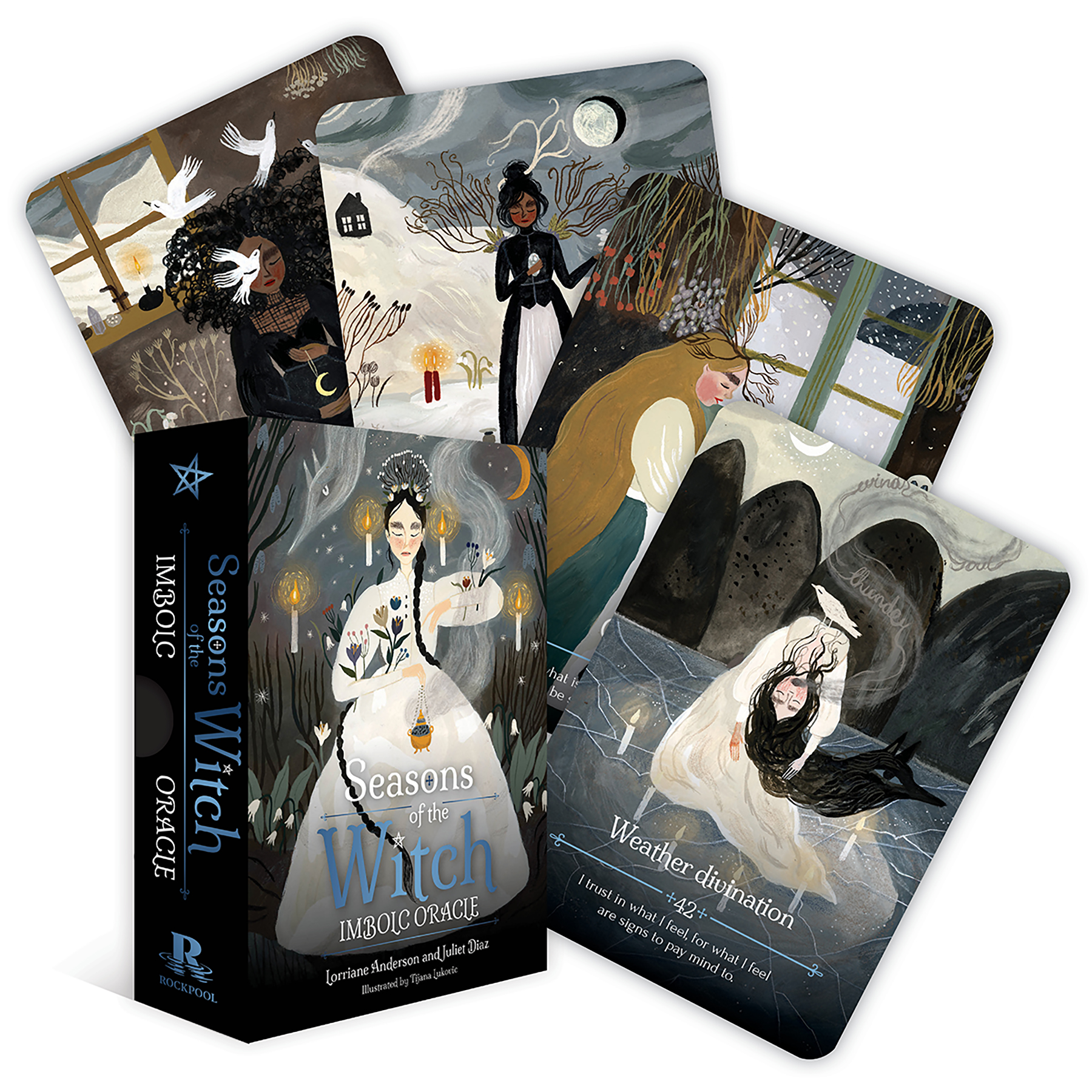 (image for) Season of the Witch Imbolc oracle by Anderson & Diaz