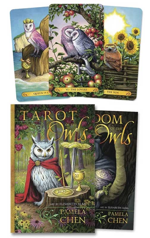 (image for) Tarot of the Owls (deck and book) by Alba & Chen - Click Image to Close