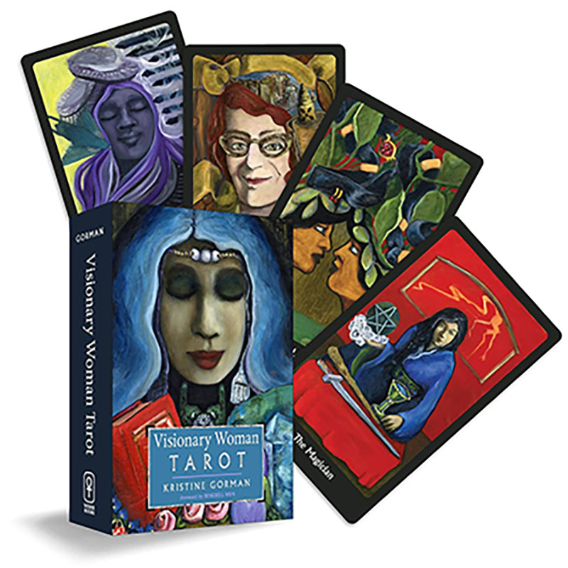 (image for) Visionary Woman tarot (dk & bk) by Kristine Gorman