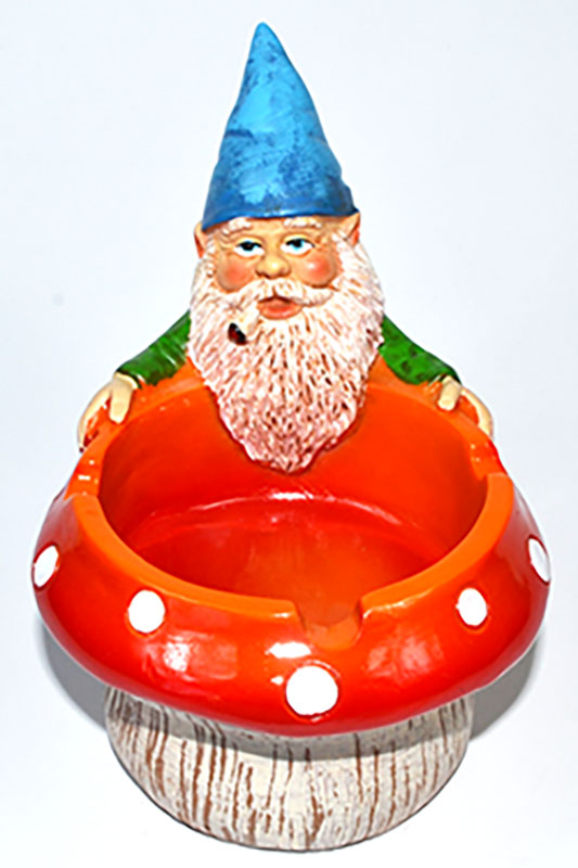 (image for) 5" Gnome Mushroom ashtray