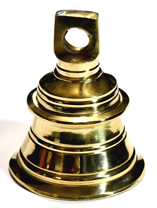 (image for) 2 1/4" brass Temple bell