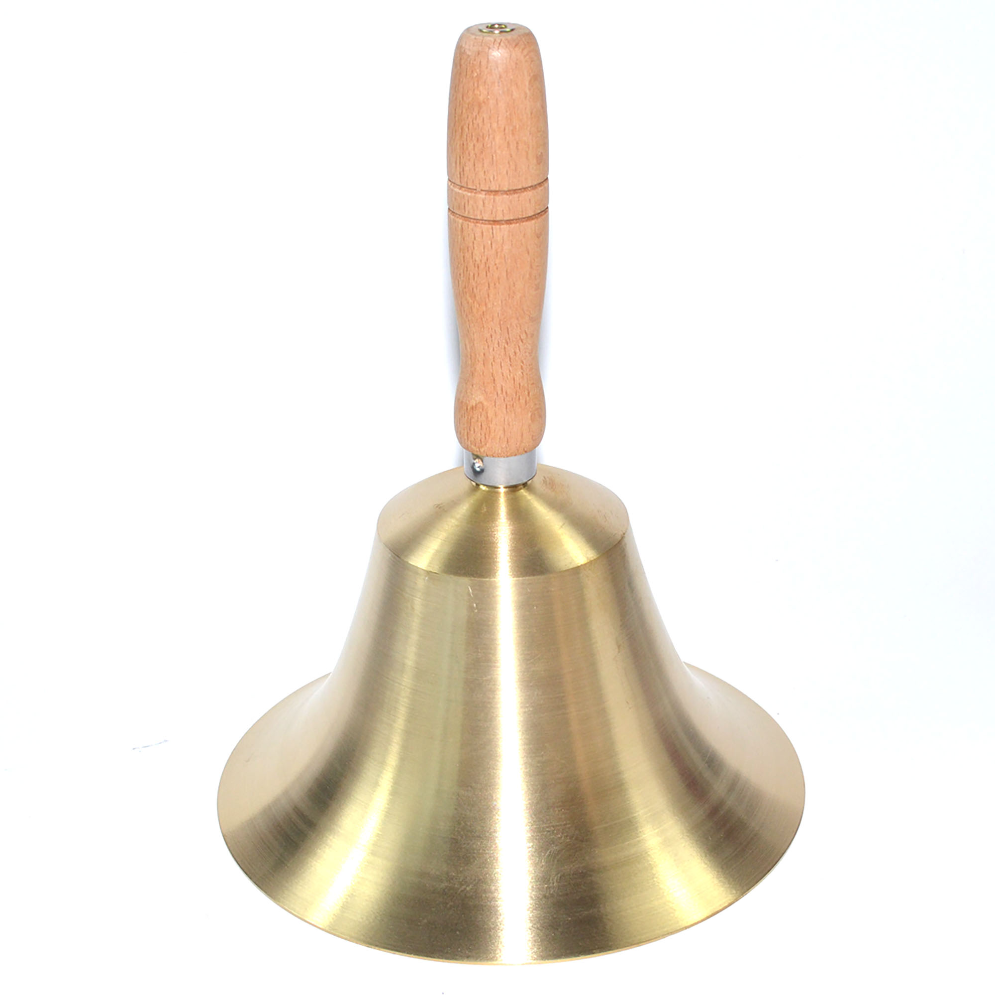 (image for) 6 1/2" x 9" Brass Hand bell