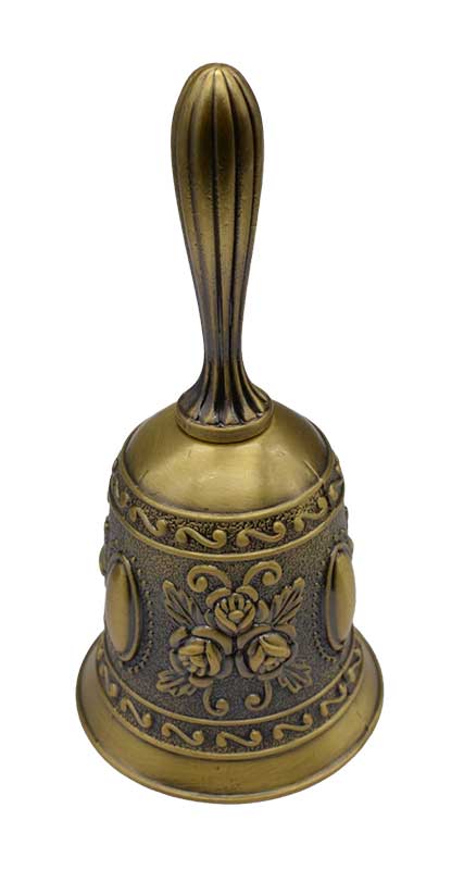 (image for) 4 1/2" bronze alloy hand bell