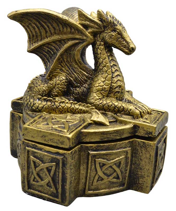 (image for) 5" Celtic Dragon box