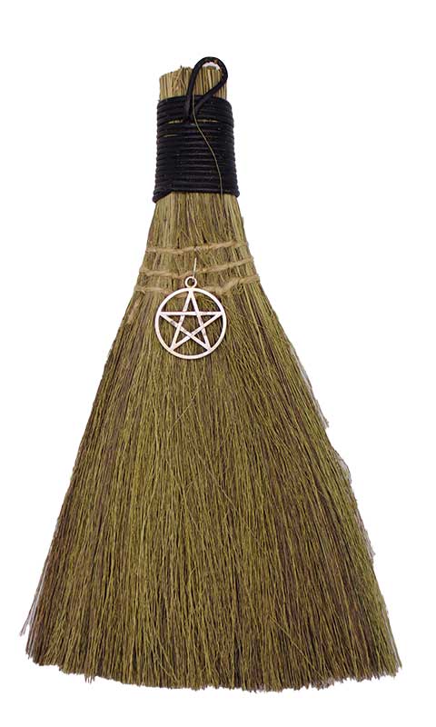 (image for) 9" Broom Pentagram - Click Image to Close