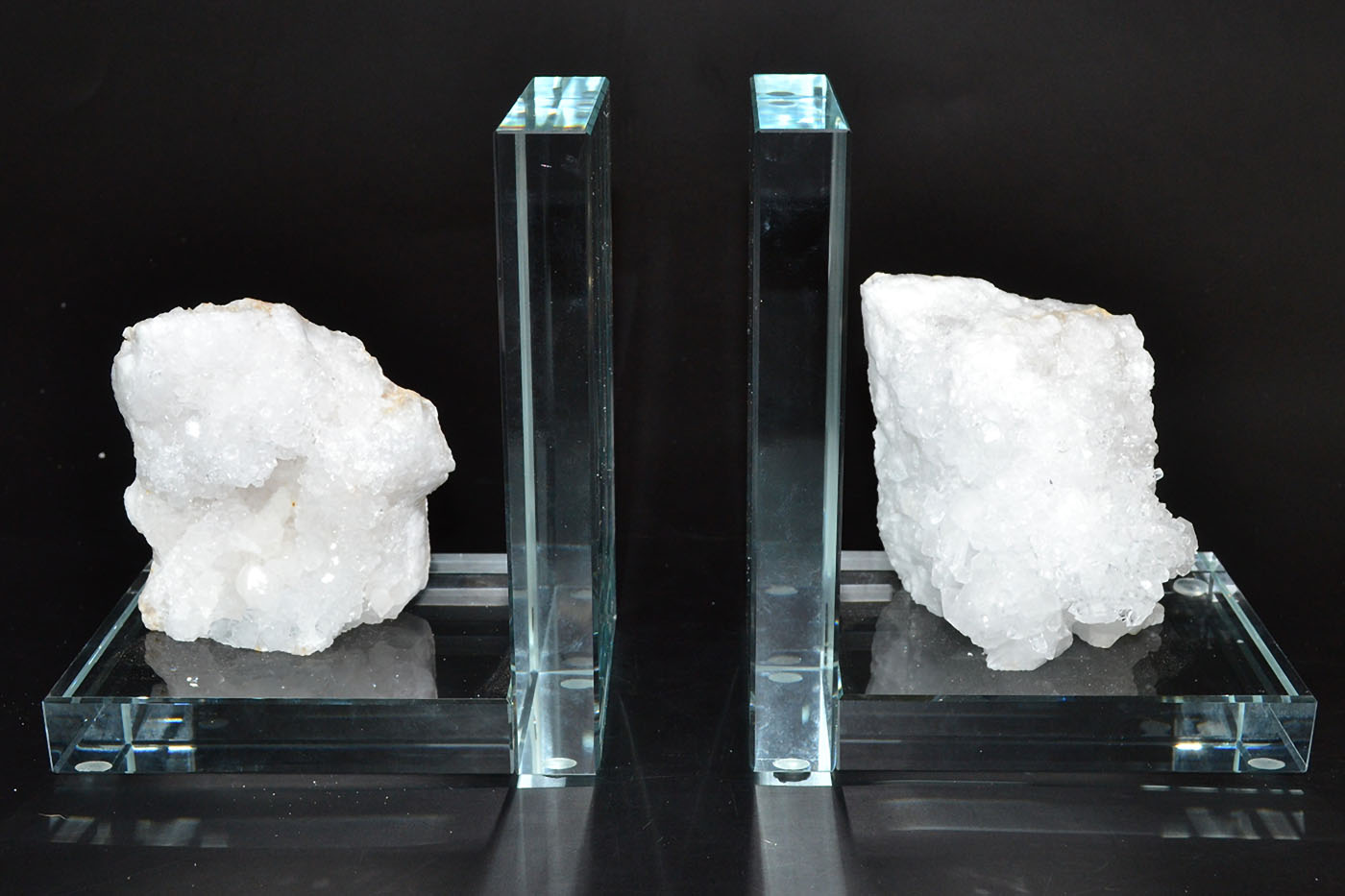 (image for) (set of 2) Quartz book ends