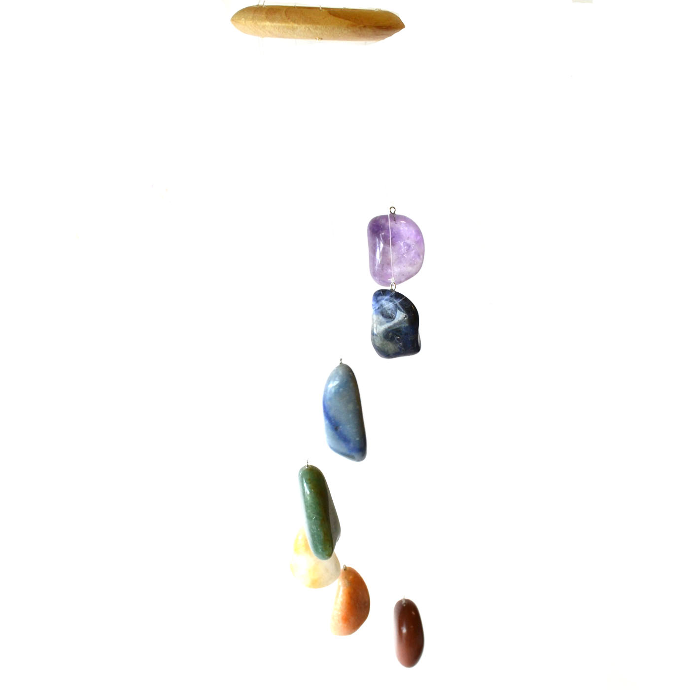 (image for) Chakra Tumbled Stones wind chime