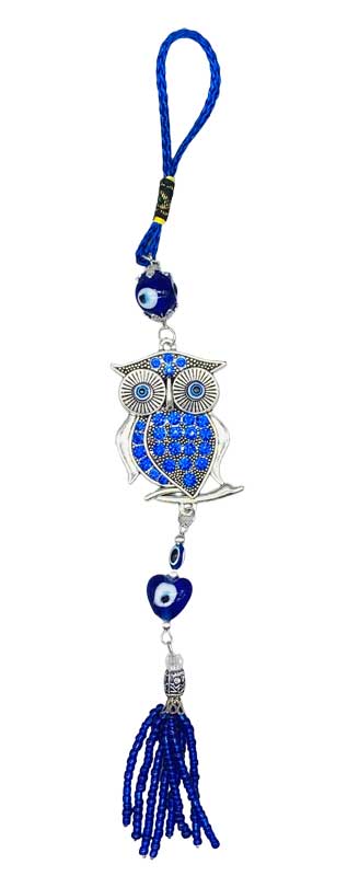(image for) Owl Evil Eye wall hanging