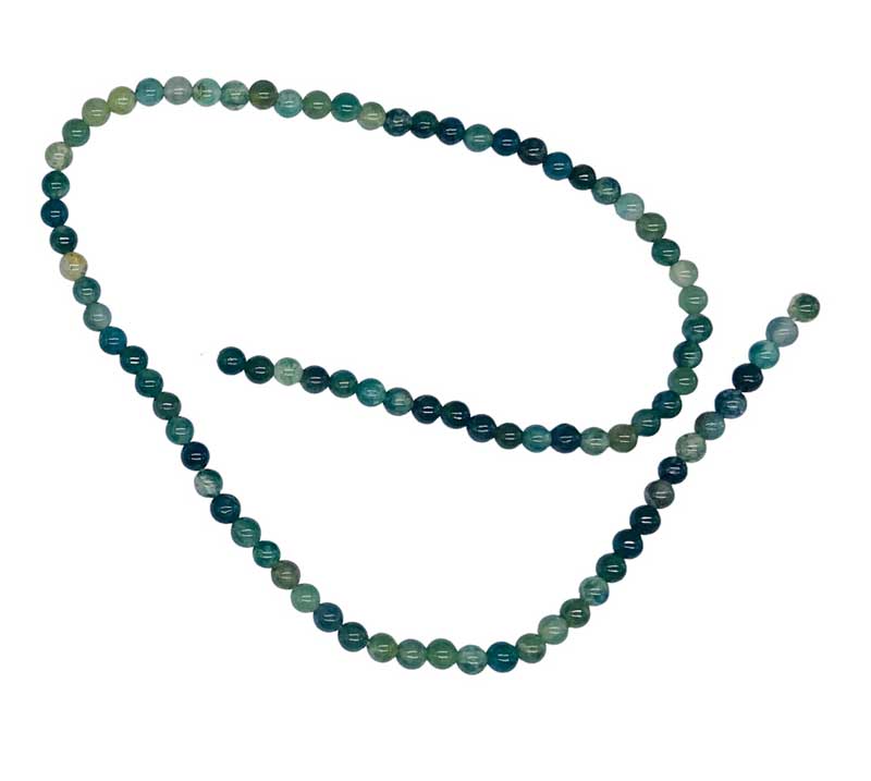 (image for) 4mm Moss Agate beads