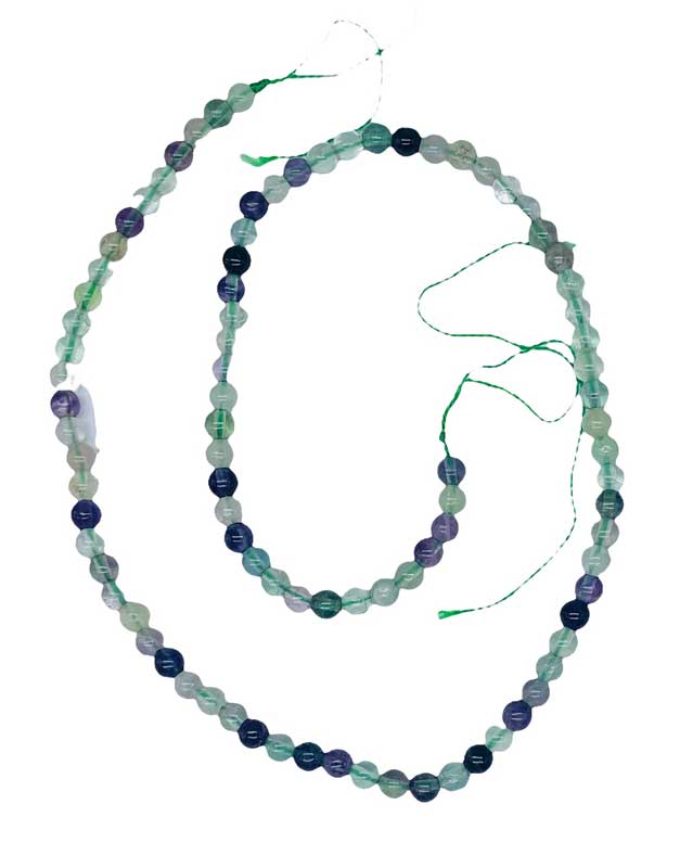 (image for) 4mm Rainbow Flourite beads