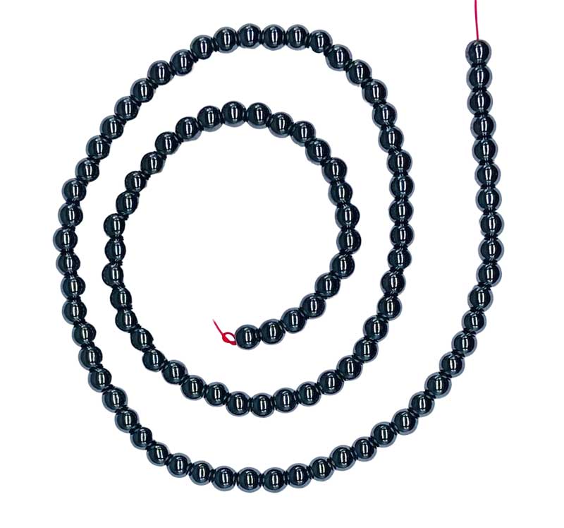 (image for) 4mm Hematite beads