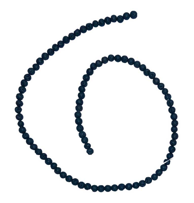(image for) 4mm Lava beads