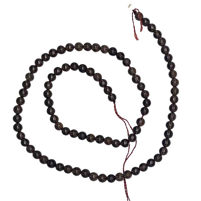 (image for) 4mm Smoky Quartz beads