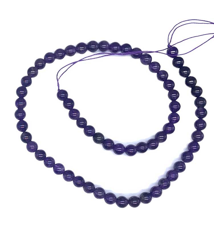 (image for) 6mm Amethyst beads