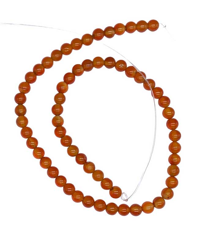 (image for) 6mm Carnelian beads
