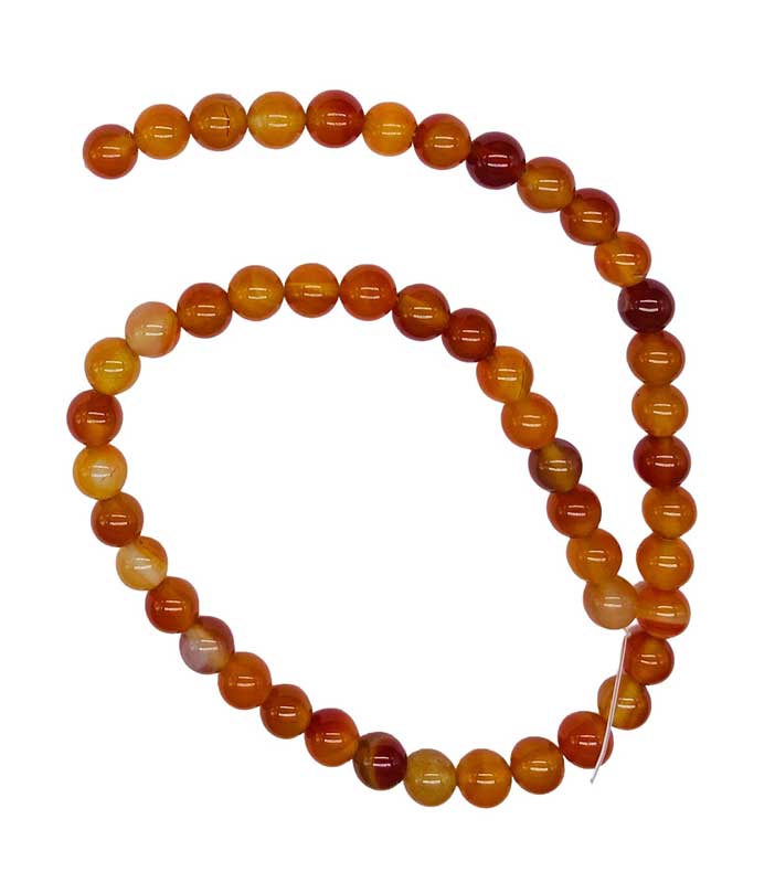 (image for) 8mm Carnelian beads