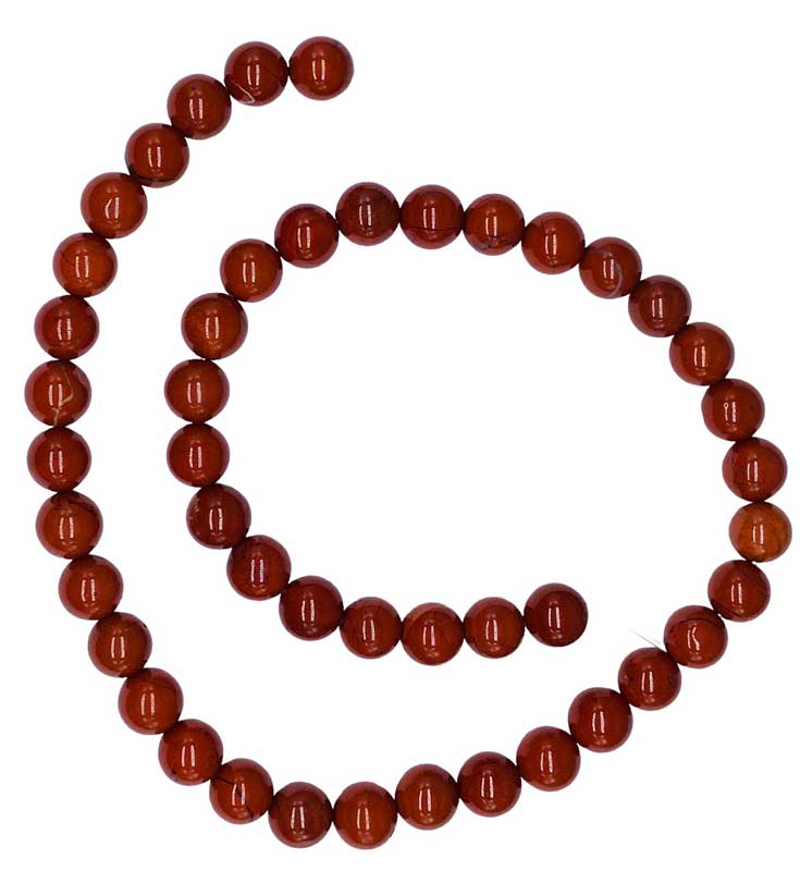 (image for) 8mm Red Jasper beads