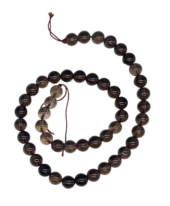 (image for) 8mm Smoky Quartz beads - Click Image to Close