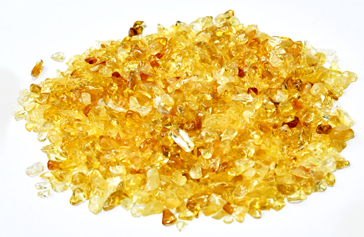 (image for) 1 lb Citrine tumbled chips 2-5mm
