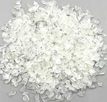 (image for) 1 lb Glass tumbled chips 5-8mm - Click Image to Close