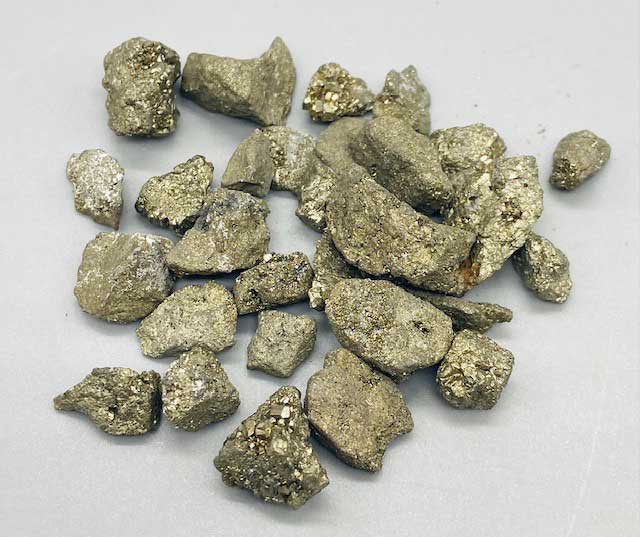 (image for) 1 lb Pyrite untumbled chips (5-10mm)