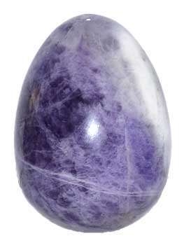 (image for) 2" Amethyst, Cheveron egg - Click Image to Close