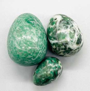 (image for) (set of 3) Jade Yoni eggs - Click Image to Close