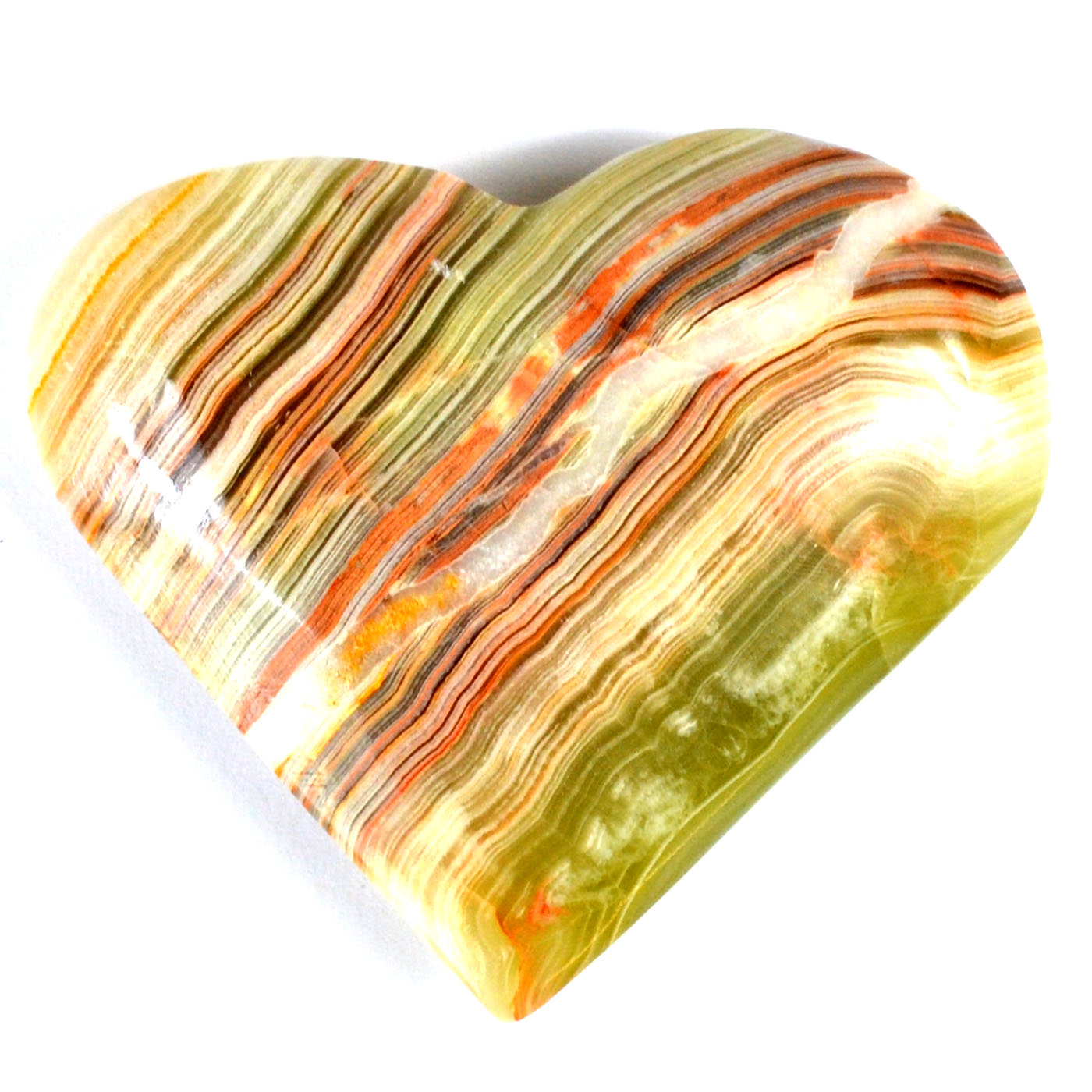 (image for) 3" Green Onyx heart