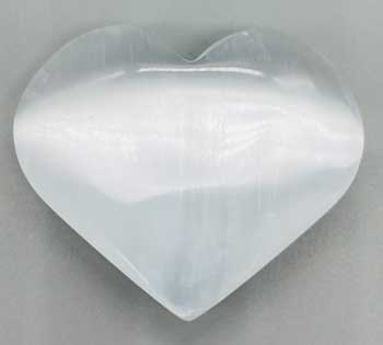 (image for) 3" Selenite heart