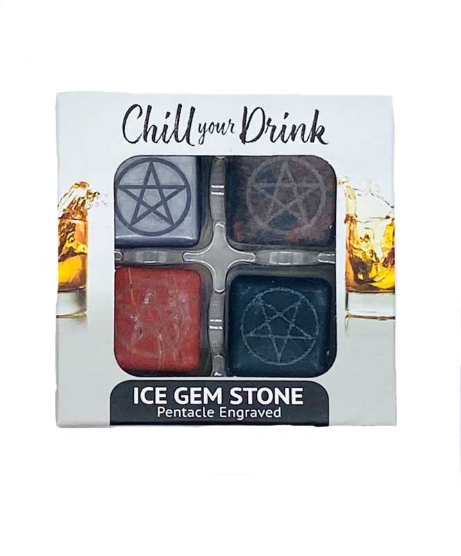 (image for) (set of 4) Pentagram ice gemstones - Click Image to Close