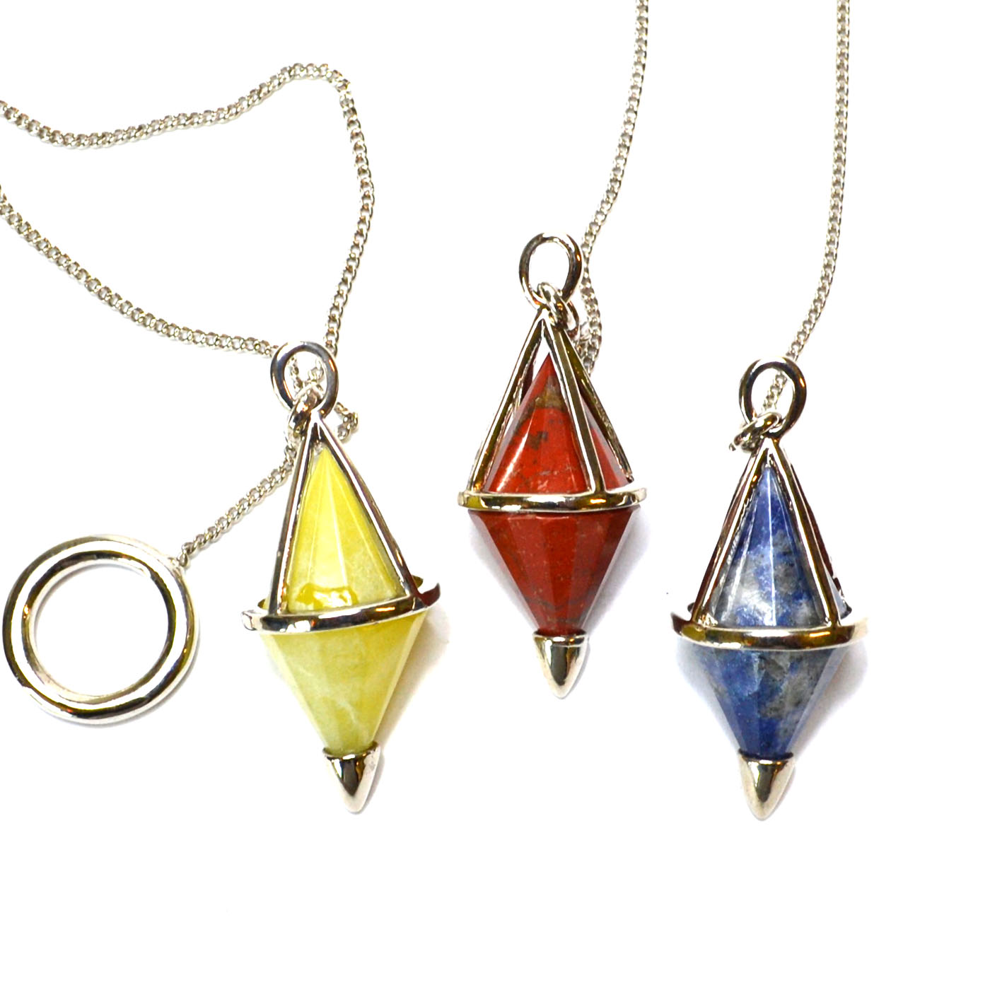 (image for) Double Terminated Mixed stones pendulum