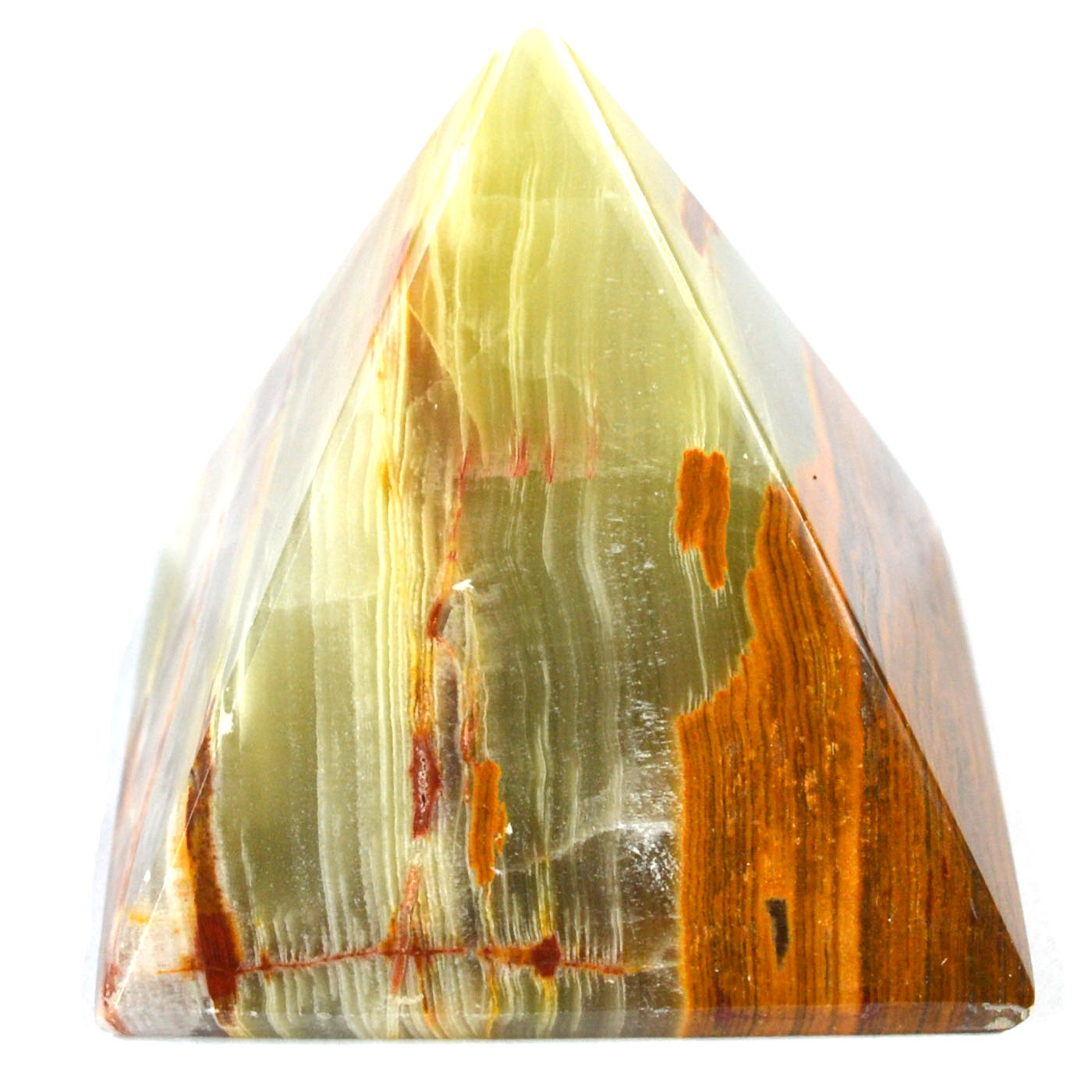 (image for) 45-50mm Green Onyx pyramid