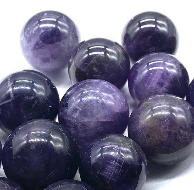 (image for) 1 lb 15- 25mm Amethyst marble