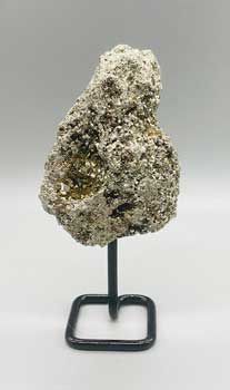 (image for) Pyrite on metal stand