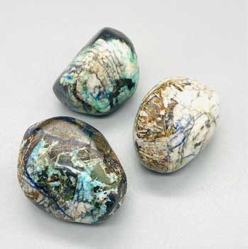 (image for) 1 lb Azurite/Malachite tumbled stones