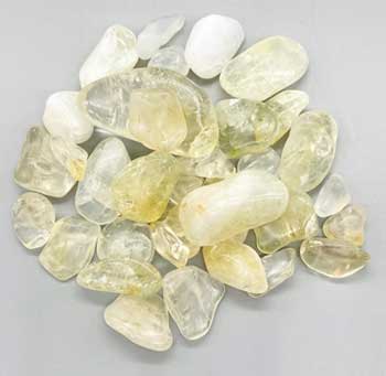 (image for) 1 lb tumbled Citrine, Opalized stones