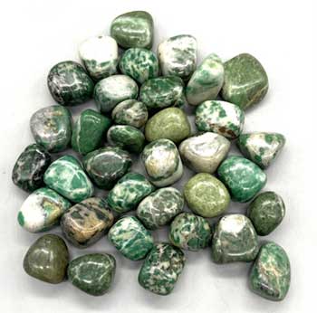 (image for) 1 lb Jade, Rich tumbled stones