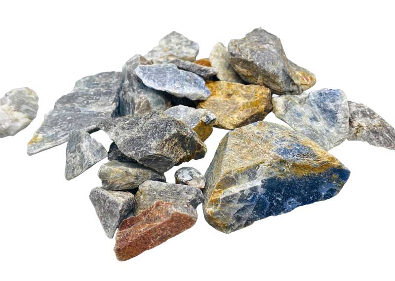 (image for) 1 lb Sapphire untumbled stones - Click Image to Close