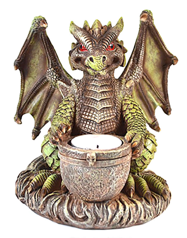 (image for) 6 3/4" Dragon burner/ tea lite
