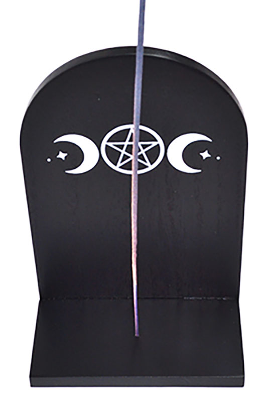 (image for) 7 1/4" Triple Moon incense burner